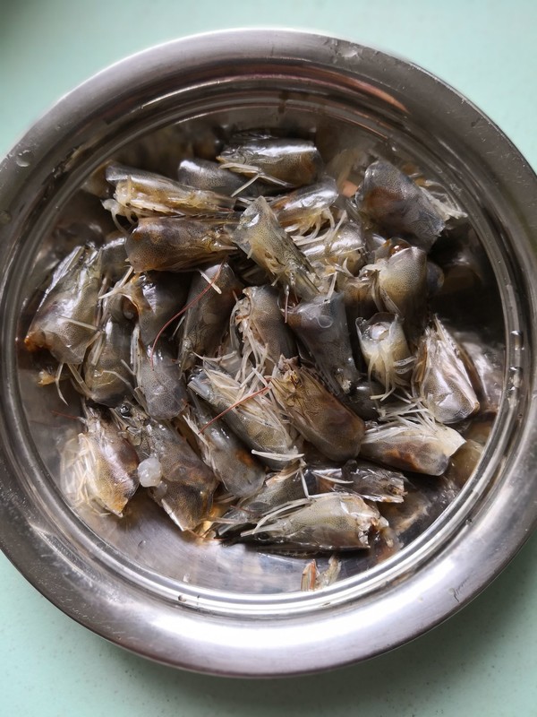 Shrimp Head Pea Soup recipe