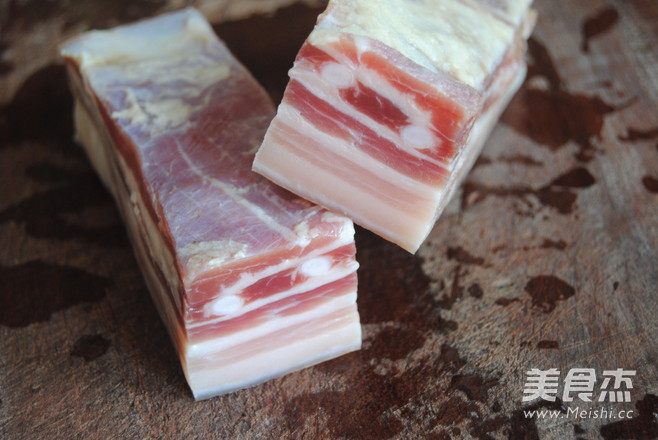 Steamed Bacon and Jade recipe