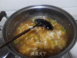 The Noodle Soup Just Made, It Was Cold, and I Fell into The Bowl of Noodle Soup So Much that It Was So Cool! recipe