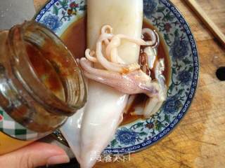 Grilled Squid with Onions recipe