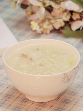 Vegetable and Lean Pork Congee recipe