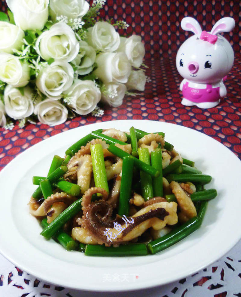 Stir-fried Garlic Stalks recipe