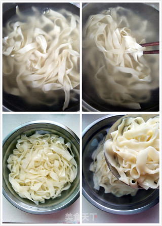 A Bowl of Icy and Refreshing Fire-syrup Noodles recipe