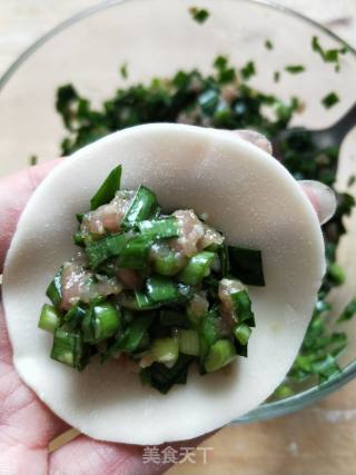 Leek Meat Dumplings recipe