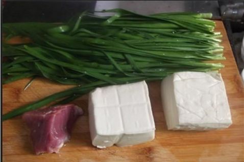 Tofu with Leeks recipe