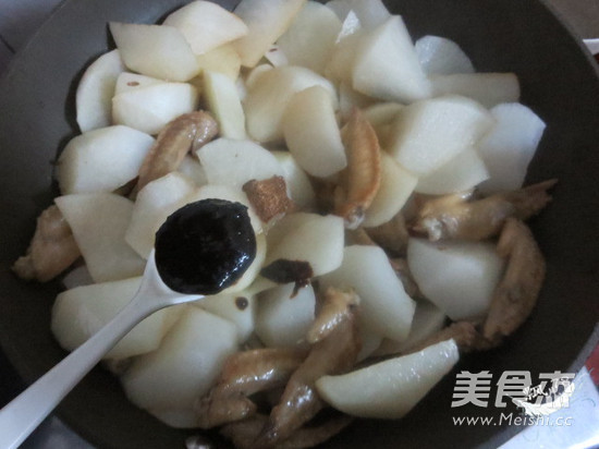 Chicken Tip Braised Radish recipe