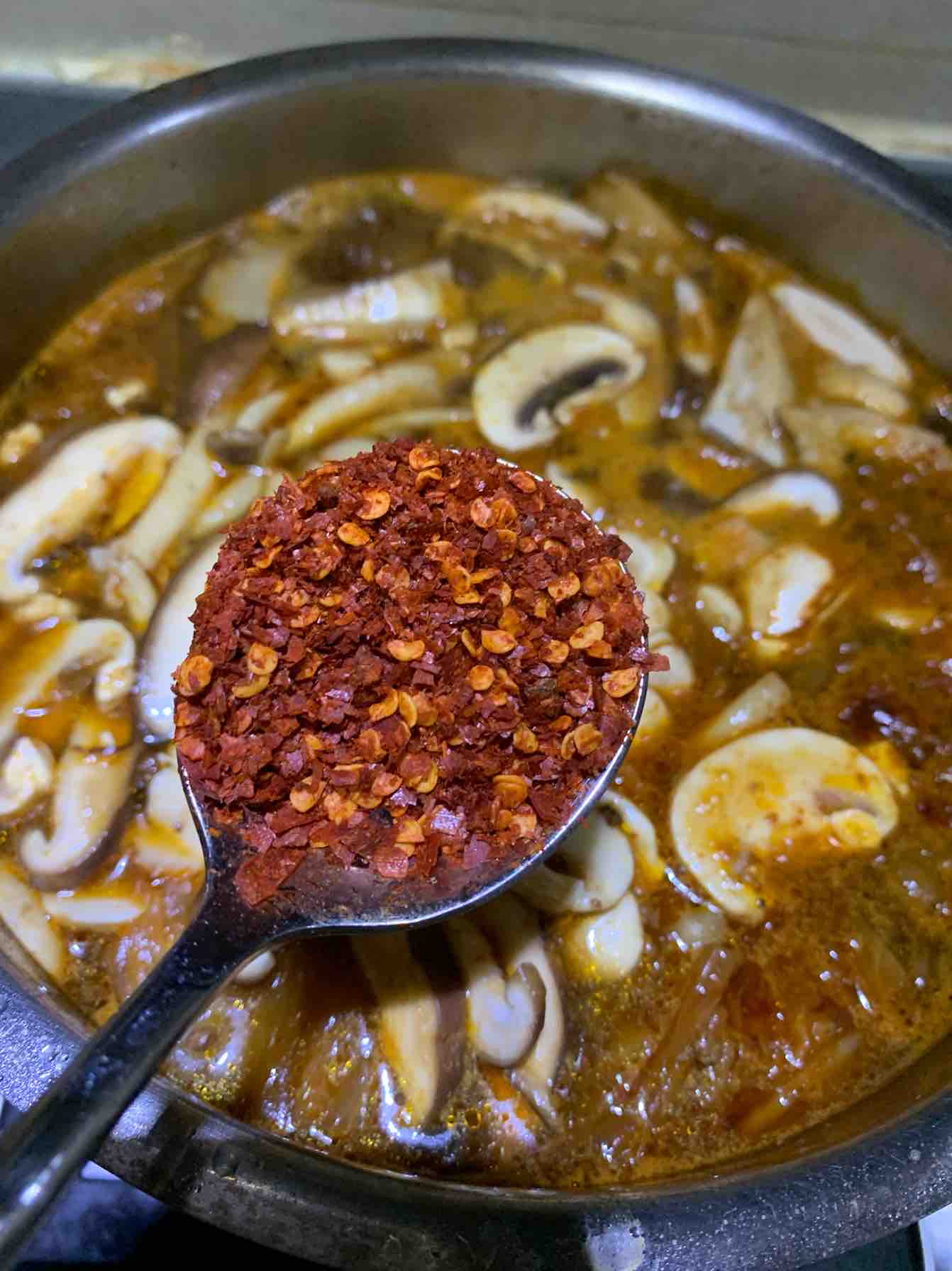 Korean Spicy Cabbage Tofu Soup recipe