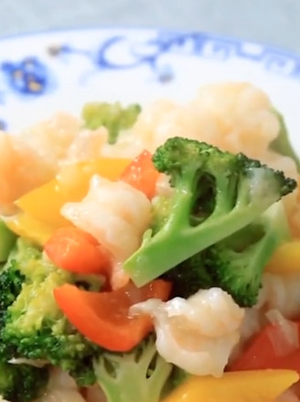 Stir-fried Shrimp with Broccoli recipe