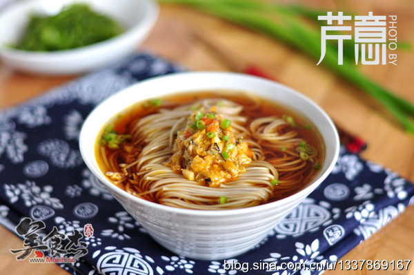 Crab Noodle Yang Chun Noodles recipe