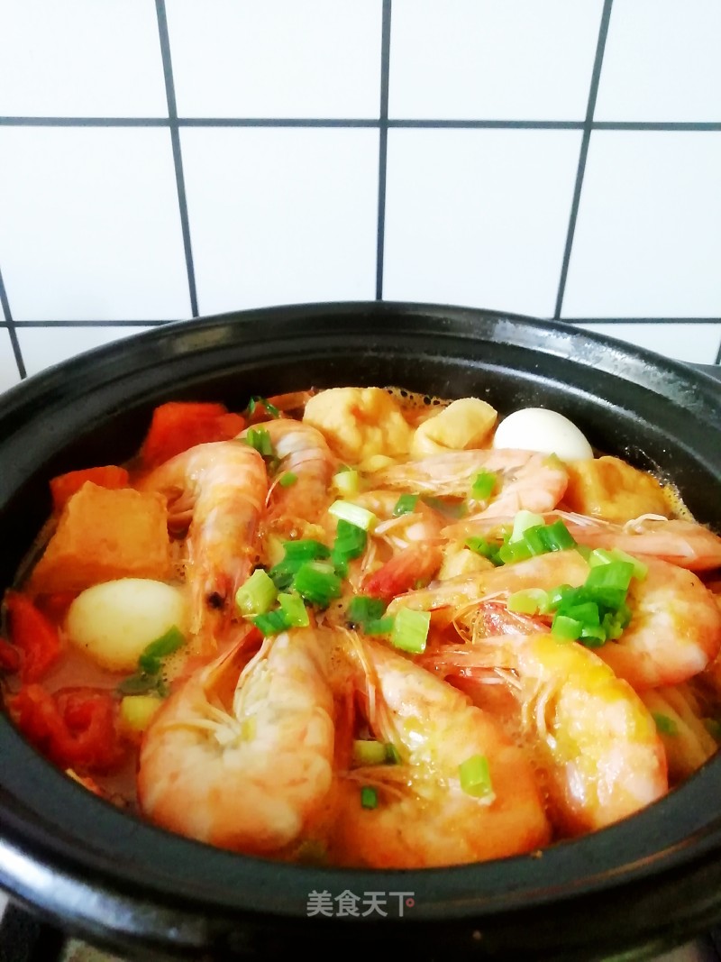 Shrimp Pot with Tomato Sauce recipe