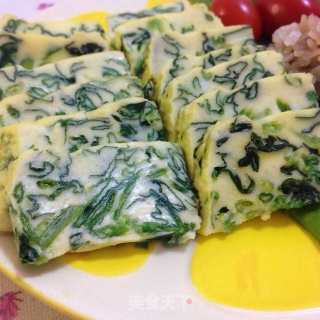 Spinach Dipped Custard recipe