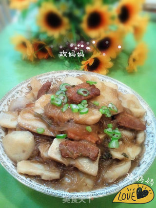 Stewed Noodles with Taro recipe