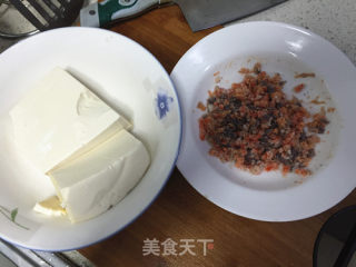 #信之美#shrimp Roe Tofu recipe