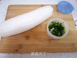Steamed White Radish recipe