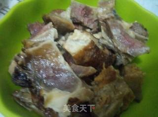 Bacon and Bamboo Shoots Dry Cake recipe