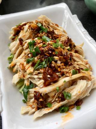 Spicy Shredded Chicken recipe