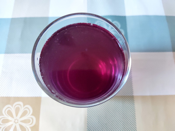 Butterfly Pea Flower Grape Lemon Drink recipe