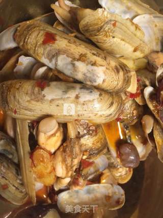 Spicy Fried Razor Clam recipe