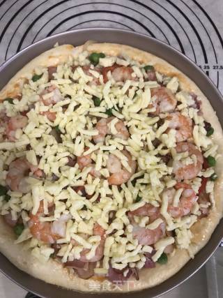 Shrimp and Bacon Pizza recipe