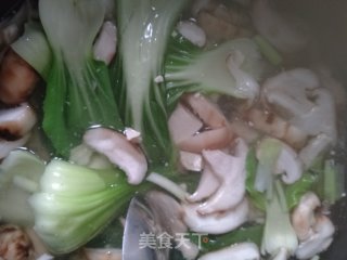 Mushroom Pork Soup recipe