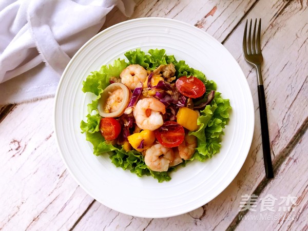 Lemon Scented Seafood Salad recipe