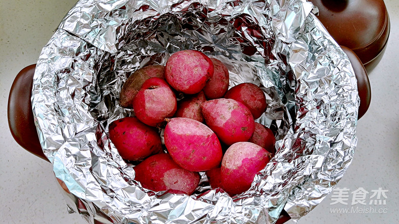 Roasted Purple Sweet Potato in Casserole recipe