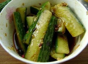 Hot and Sour Cucumber recipe