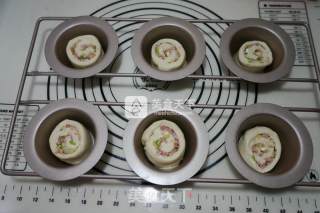 #aca烤明星大赛#bacon Scallion Cheese Roll recipe