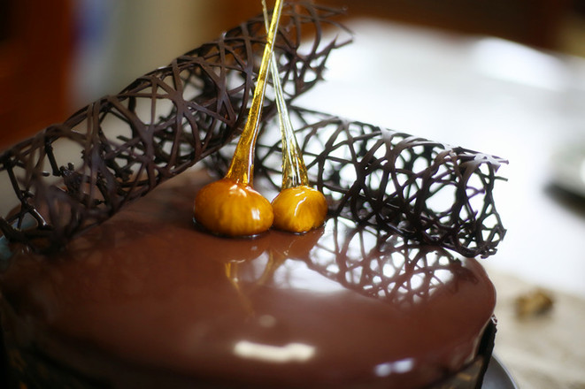 Chocolate Mirror Mousse Cake recipe