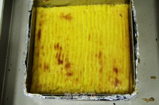 Golden Sweet Potato Cheese Bars recipe