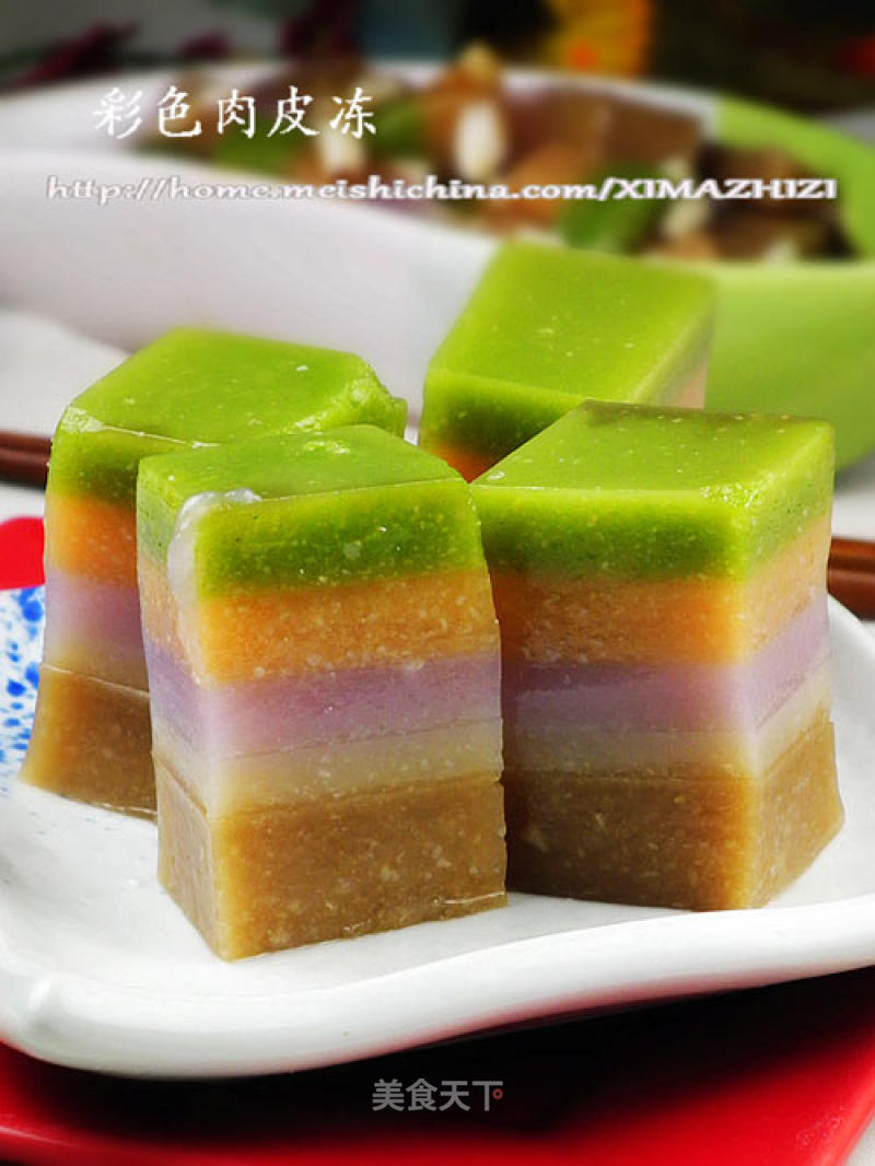 Colored Pork Jelly recipe