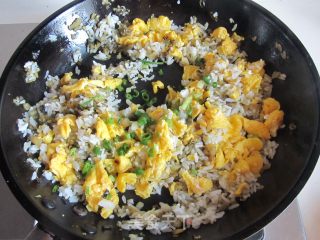 Fried Rice with Pickled Vegetables and Eggs recipe