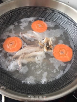 Squid Legs in Soy Sauce with Scallions recipe