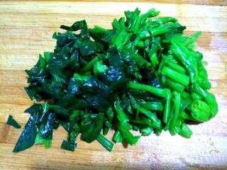 #蛋美食# Egg Sauce with Spinach recipe