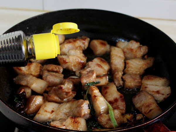 Stewed Pork Belly with Tofu and Fruit recipe