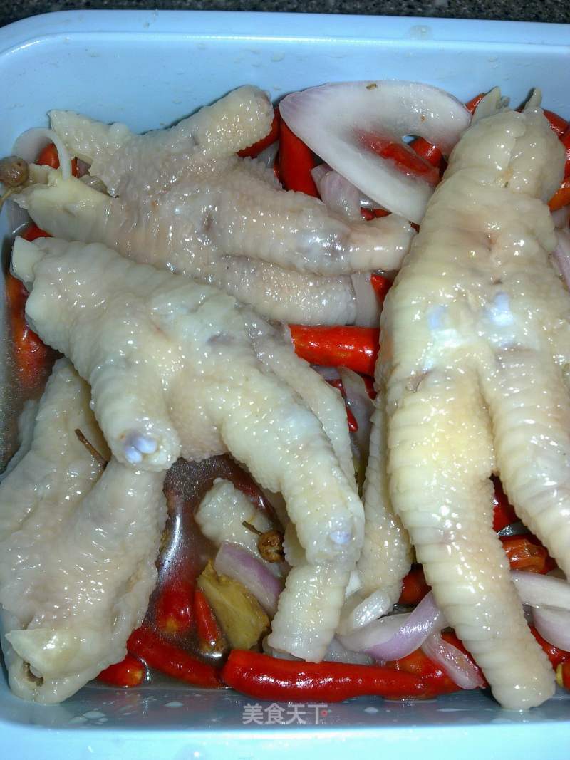 Soaked Chicken Feet recipe