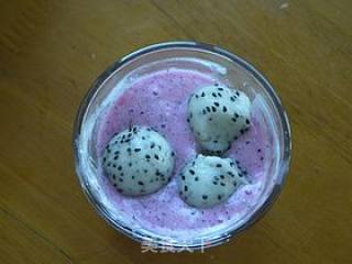 Dragon Fruit Ice Cream Drink recipe