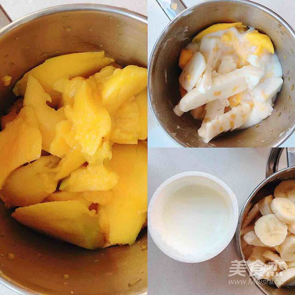 Mango Banana Yogurt recipe