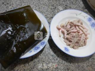 Stir-fried Pork Belly with Seaweed recipe