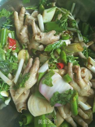 Lemon Soaked Chicken Feet recipe