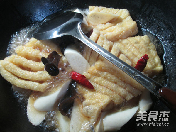 Black Fungus and White Boiled Orchid Tofu recipe