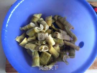 Dried Bamboo Shoots and Beer Duck recipe