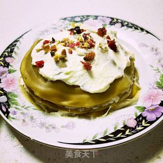 Matcha Cranberry Melaleuca Cake recipe