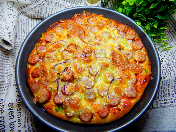 Sausage Pizza recipe