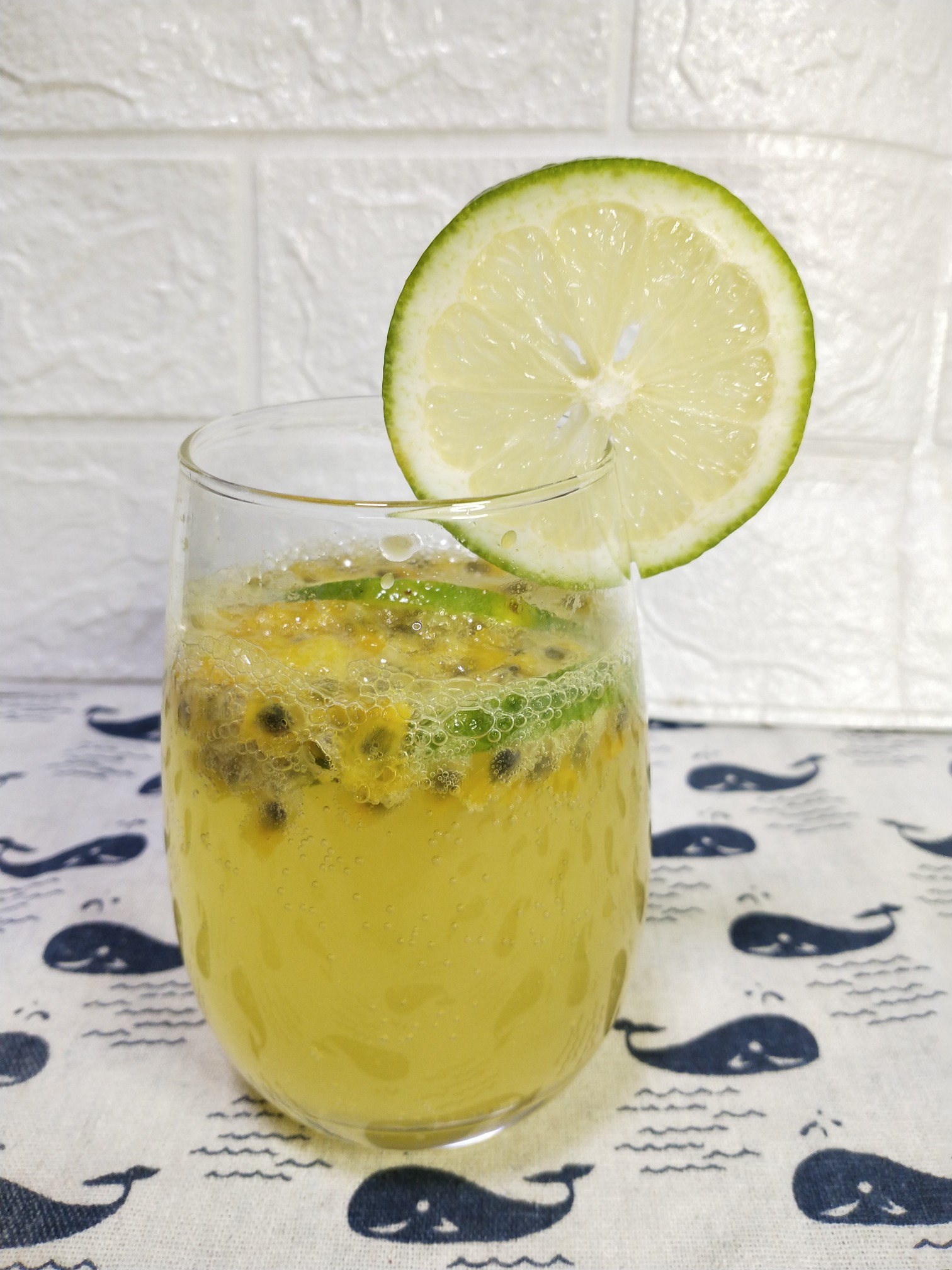 Honey Lime Passion Fruit Sparkling Water recipe