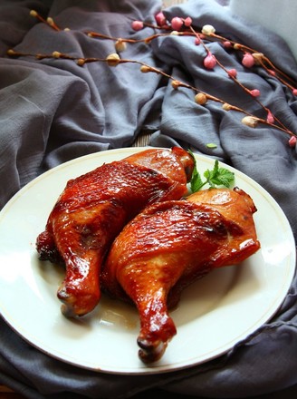 Barbecue Chicken Drumsticks with Honey Sauce recipe