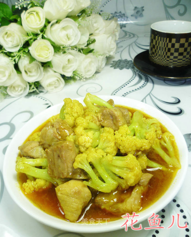 Curry Spare Ribs Cauliflower recipe