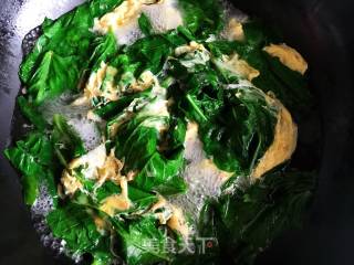 Convolvulus Leaf Egg Soup recipe