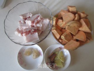 【hubei】roasted Pork with Sweet Potatoes recipe