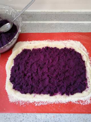 Coconut and Purple Sweet Potato Roll recipe